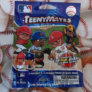 TEENYMATES SERIES 9 - NEW 2022 PACKAGE - EACH HAS 2 FIGURES & 2 PUZZLE PIECES